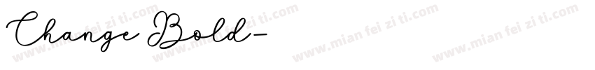 Change Bold字体转换